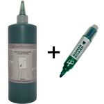 Μελάνι Μαρκαδόρου Πίνακα 580ml Πράσινο exoplismos edu + Δώρο WB600