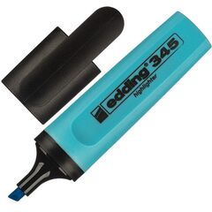 Μαρκαδόρος Υπογράμμισης Edding 345 Highlighter Γαλάζιο