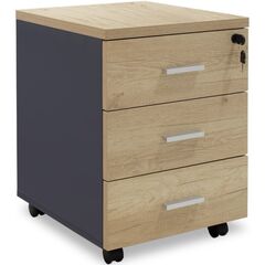 Συρταριέρα Τροχήλατη με 3 Συρτάρια 40x47x55cm - Σειρά Μόντενα