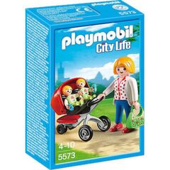 Playmobil 5573 Μαμά με δίδυμα και καροτσάκι