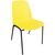 Καρέκλα Φροντιστηρίου Selena Κίτρινη Με Μαύρο Σκελετό