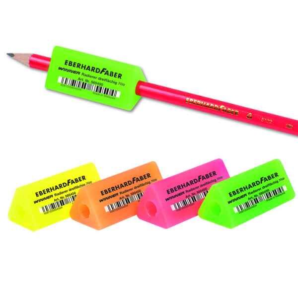 Γόμα Fancy Με Τρύπα EBERHARD FABER 4 χρώματα