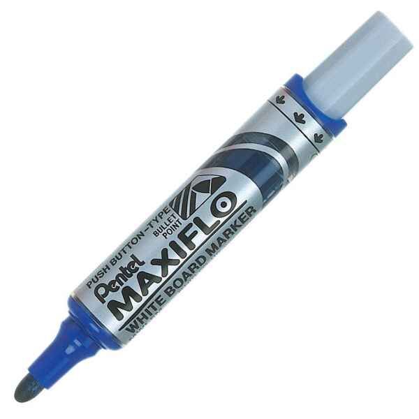 Μαρκαδόρος Λευκού Πίνακα Pentel Maxiflo ΜWL5M Μπλε