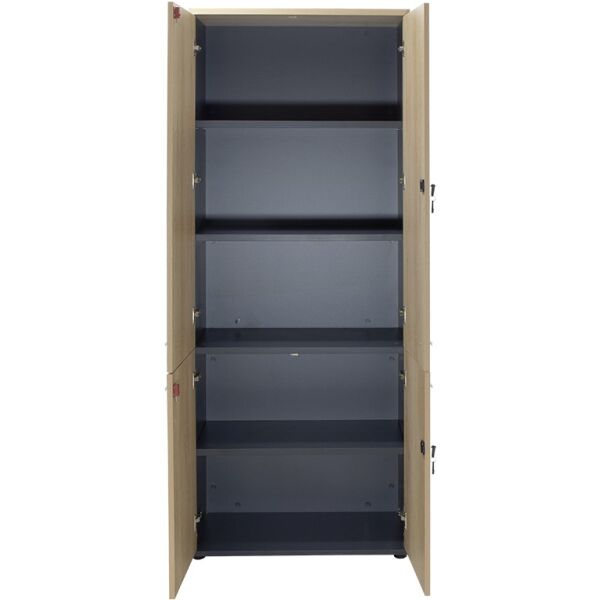 Ντουλάπα Γραφείου με 4 ντουλάπια 80x40,5x200cm - Σειρά Μόντενα