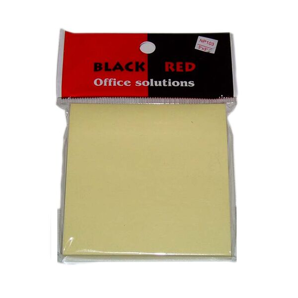 Αυτοκόλλητες σημειώσεις black red 76x76