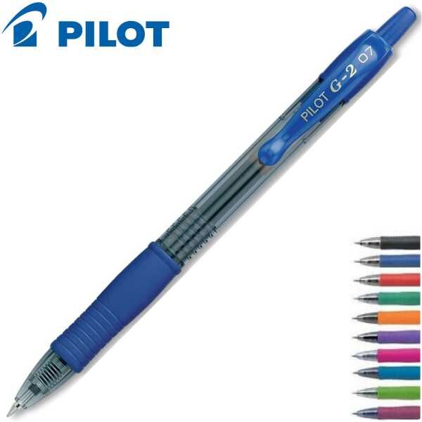 Στυλό 0.7mm Με Κουμπί Pilot G-2 Γαλάζιο