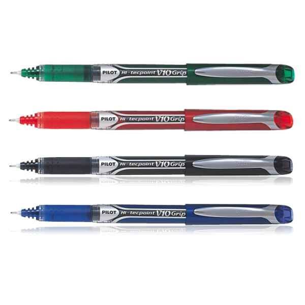 Στυλό Υγρής Μελάνης Pilot V-10 GRIP 1.0mm Κόκκινο