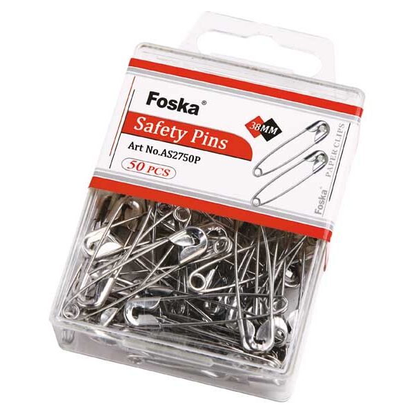 Παραμάνες ασημί 38mm, Foska