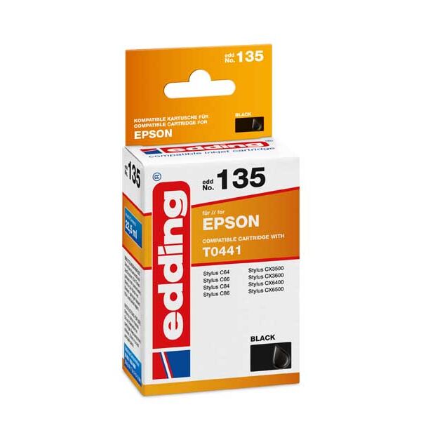 Μελάνι Εκτυπωτή Edding-135 Epson T0441 black