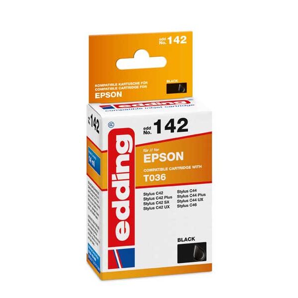Μελάνι Εκτυπωτή Edding-142 Epson T036140 black