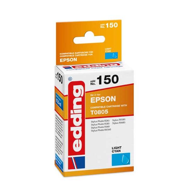 Μελάνι Εκτυπωτή Edding-150 Epson T080540 photo cyan
