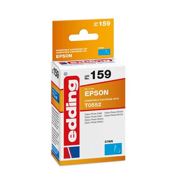 Μελάνι Εκτυπωτή Edding-159 Epson T055240 cyan