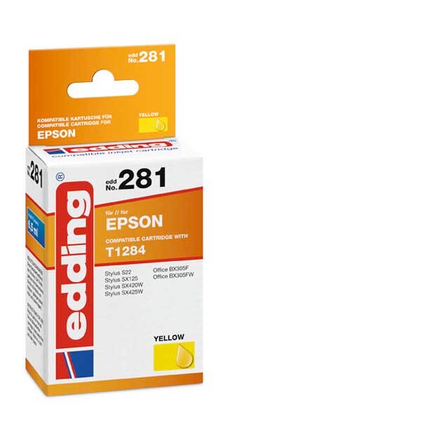 Μελάνι Εκτυπωτή Edding-281 Epson T1284 yellow