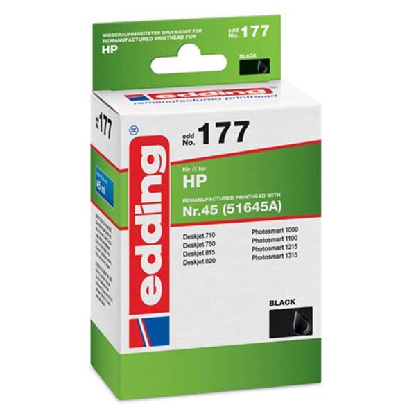 Μελάνι Εκτυπωτή Edding-177 HP 45 (51645A) black