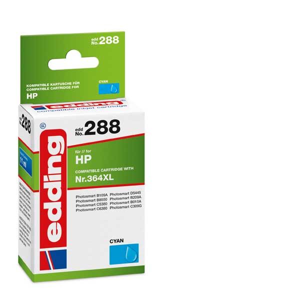 Μελάνι Εκτυπωτή Edding-288 HP 364XL ( CB323EE ) cyan