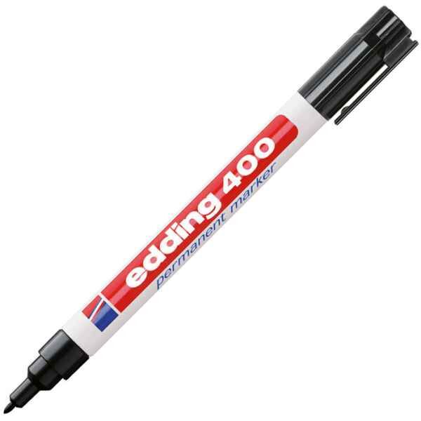 Ανεξίτηλος Μαρκαδόρος edding 400 C σε μαύρο