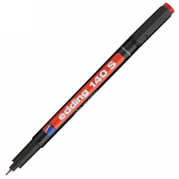 OHP διαφανειών ανεξίτηλοι  0,3mm edding 140 S σε κόκκινο