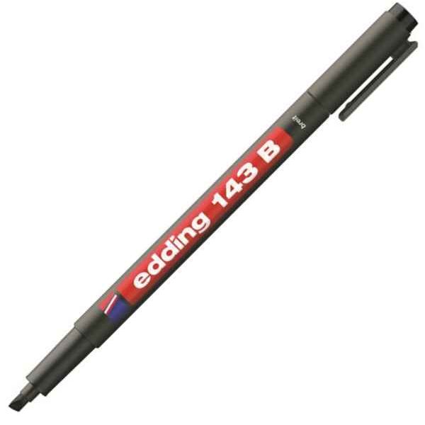 OHP διαφανειών ανεξίτηλοι 1-3mm  edding 143 B σε μαύρο