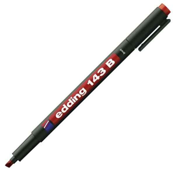 OHP διαφανειών ανεξίτηλοι 1-3mm  edding 143 B σε κόκκινο
