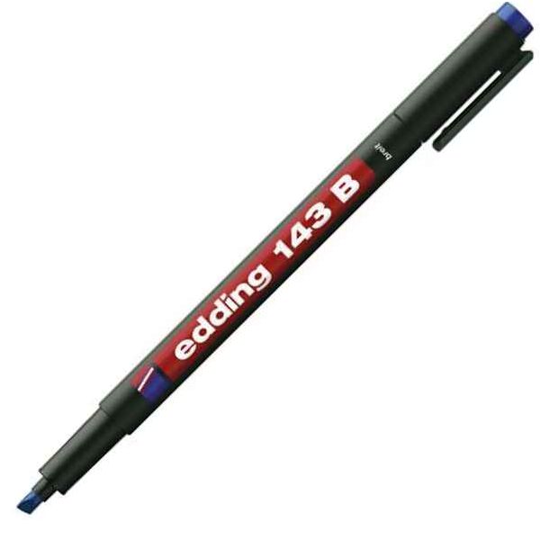 OHP διαφανειών ανεξίτηλοι 1-3mm  edding 143 B σε μπλε
