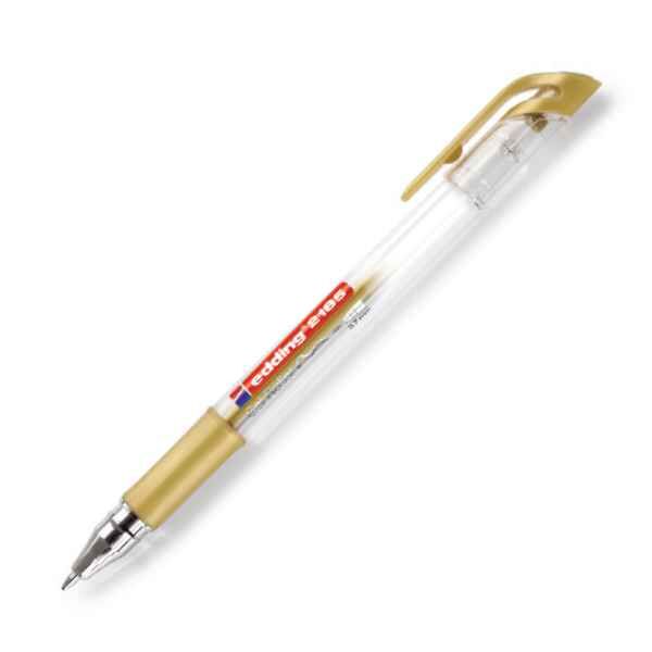 Gel roller edding 2185 0.7mm σε χρυσαφί