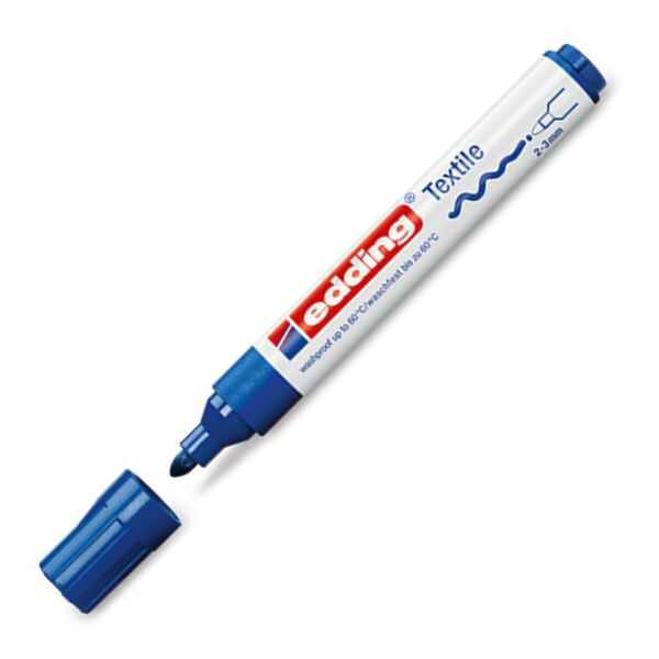 Μαρκαδόρος TEXTILE marker- υφάσματος edding 4500 σε μπλε 003