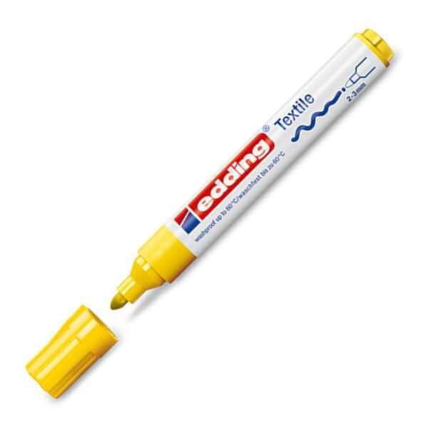 Μαρκαδόρος TEXTILE marker- υφάσματος edding 4500 σε κίτρινο 005