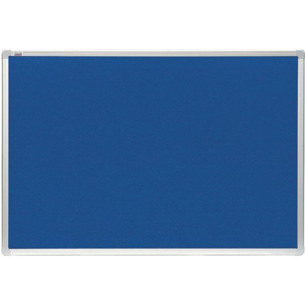 Πίνακας Τσόχας Μπλε 100x150cm Αλουμινένια Κορνίζα