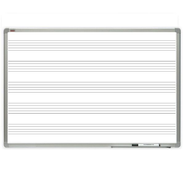Πίνακας Μαρκαδόρου Μουσικής 120x240cm 2x3SA - TSQ1224LINE