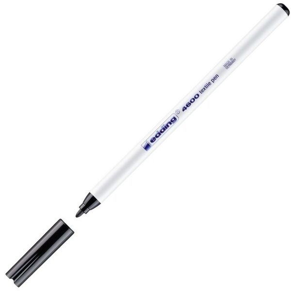 Μαρκαδόρος TEXTILE marker- υφάσματος edding 4600 σε μαύρο 001