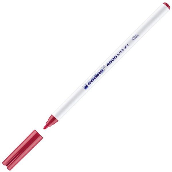 Μαρκαδόρος TEXTILE marker- υφάσματος edding 4600 σε κόκκινο καρμίνας 019