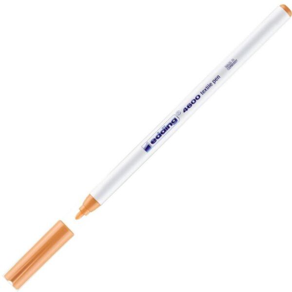 Μαρκαδόρος TEXTILE marker- υφάσματος edding 4600 σε πορτοκαλί ανοικτό 016