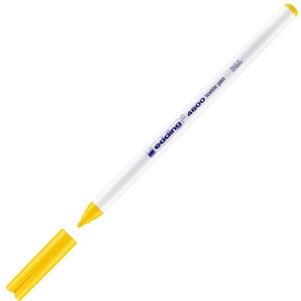 Μαρκαδόρος TEXTILE marker- υφάσματος edding 4600 σε κίτρινο 005