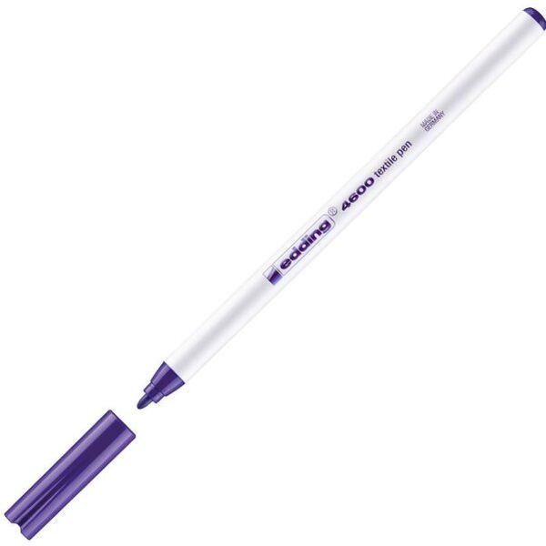 Μαρκαδόρος TEXTILE marker- υφάσματος edding 4600 σε βιολέ 008