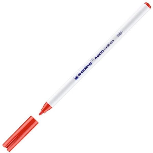 Μαρκαδόρος TEXTILE marker- υφάσματος edding 4600 σε κόκκινο 002