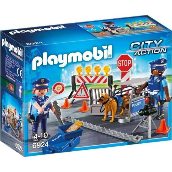 Playmobil 6924 Οδόφραγμα Αστυνομίας