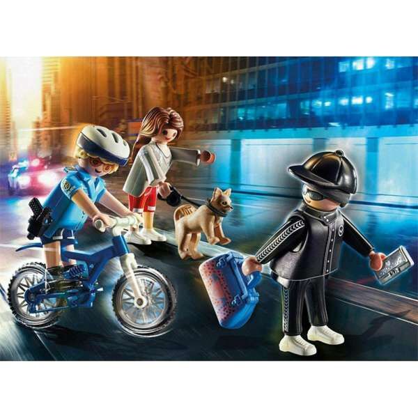 Playmobil 70573 Αστυνομικός με ποδήλατο και πορτοφολάς