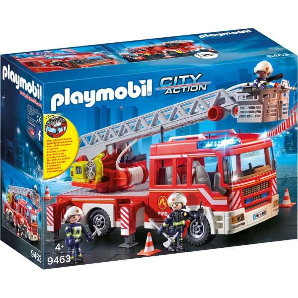 Playmobil 9463 Όχημα Πυροσβεστικής με σκάλα και καλάθι διάσωσης