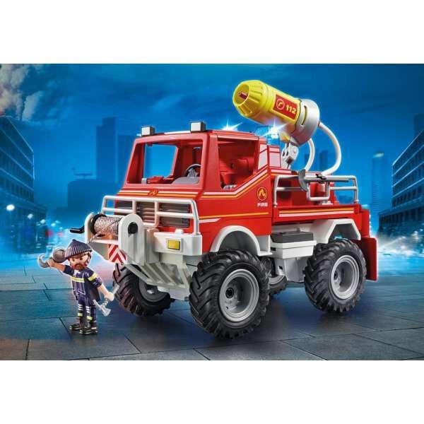 Playmobil 9466 Όχημα Πυροσβεστικής με τροχαλία ρυμούλκησης