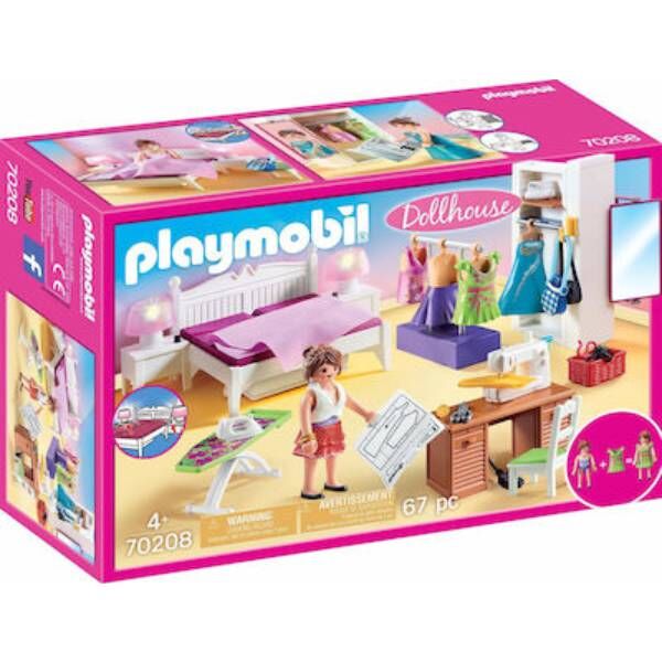 Playmobil 70208 Υπνοδωμάτιο με Ατελιέ ραπτικής
