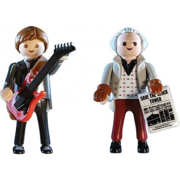 Playmobil 70459 Back to the Future Μάρτι Μακ Φλάι και καθηγητής Έμετ Μπράουν