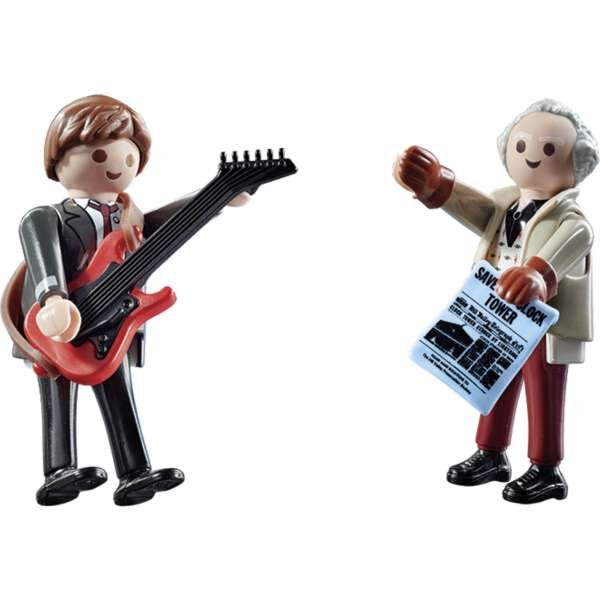 Playmobil 70459 Back to the Future Μάρτι Μακ Φλάι και καθηγητής Έμετ Μπράουν