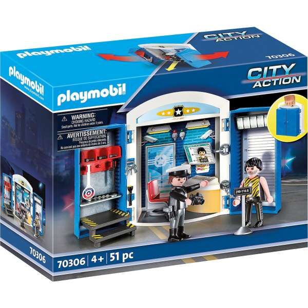 Playmobil 70306 Play Box "Αστυνομικό Τμήμα"