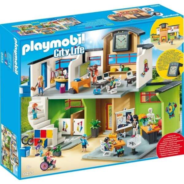 Playmobil 9453 Επιπλωμένο Σχολικό Κτίριο