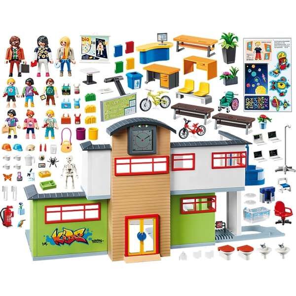 Playmobil 9453 Επιπλωμένο Σχολικό Κτίριο