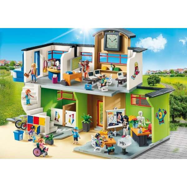 Playmobil 9453 Επιπλωμένο Σχολικό Κτίριο