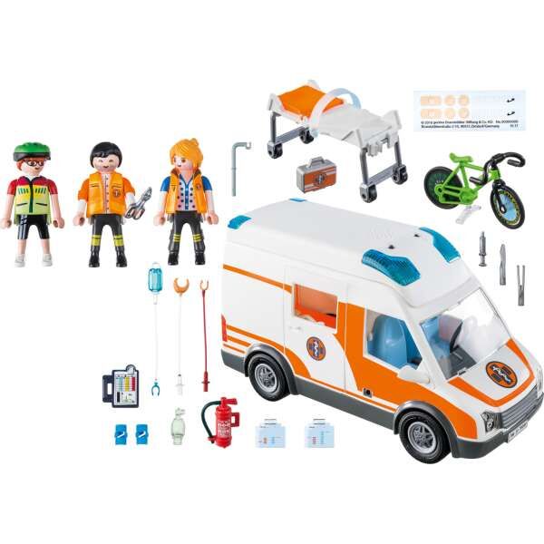 Playmobil 70049 Ασθενοφόρο με Διασώστες