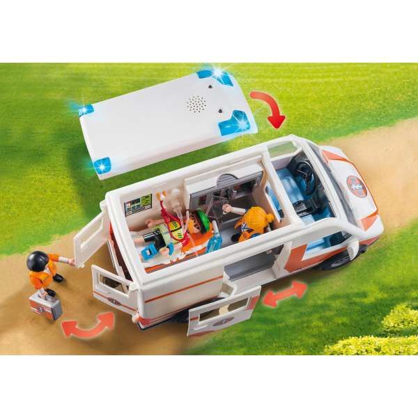 Playmobil 70049 Ασθενοφόρο με Διασώστες