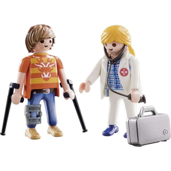 Playmobil 70079 Duo Pack Γιατρός και ασθενής