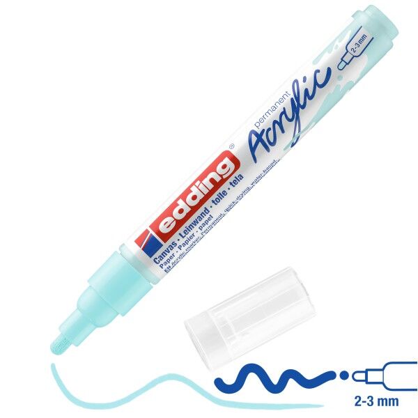 Edding 5100/916 Ακρυλικός Μαρκαδόρος 2-3mm Pastel blue